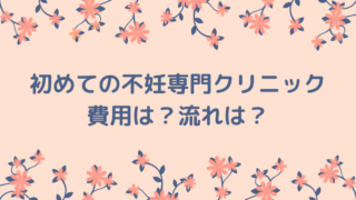 妊活日記 20代 不妊クリニック 費用