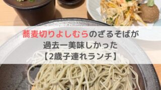 奈良 蕎麦切りよしむら　駐車場 待ち時間　2歳　子連れ　ランチ　レポ　ブログ